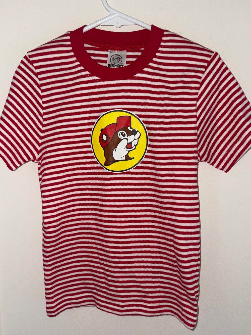 NWOT Buc-ee's striped knit tee youth 5T